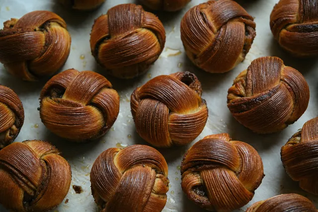 Freshly baked pastries at Pophams